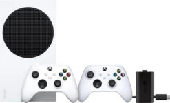 MICROSOFT Xbox Series S + Wireless Controller Robot Wit + Play & Charge Kit