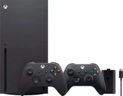 Xbox Series X + Microsoft Xbox Controller Zwart + Play & Charge Kit