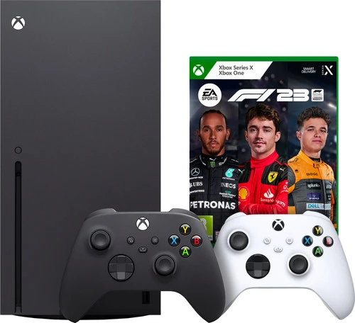 Xbox Series X + F1 23 + Microsoft Xbox Controller Wit 3 Xbox Series X + F1 23 + Microsoft Xbox Controller Wit