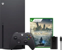 MICROSOFT Xbox Series X + Hogwarts Legacy + Play & Charge Kit