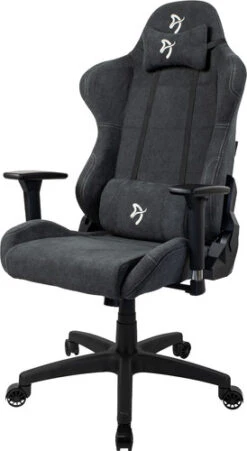 Arozzi Torretta Soft Fabric Gamestoel Donkergrijs