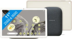 Google Pixel Tablet 128GB Wifi Creme + Pixel Tablet Back Cover Crème + Nest Audio Charcoal