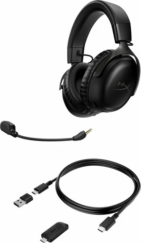 HyperX Cloud III Wireless Gaming Headset - Zwart (PC, PS5, PS4) 8 HyperX Cloud III Wireless Gaming Headset - Zwart (PC, PS5, PS4) - Afbeelding 6
