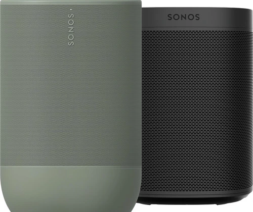 Sonos Move 2 Groen + Sonos One SL Zwart 3 Sonos Move 2 Groen + Sonos One SL Zwart