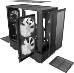 NZXT H5 Flow RGB - Black - 2023 Model -Tech Winkel 1975326