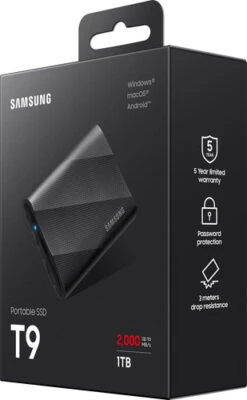 Samsung T9 Portable SSD 1TB Zwart -Tech Winkel 1976602 1