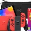 Nintendo Switch OLED Super Mario Editie + Just Dance 2024 + BlueBuilt Beschermhoes -Tech Winkel 1986544