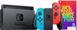 Nintendo Switch Rood/Blauw + Just Dance 2024