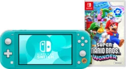 Nintendo Switch Lite Turquoise + Super Mario Bros. Wonder
