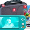 Nintendo Switch Lite Turquoise + Super Mario Bros. Wonder + Beschermhoes -Tech Winkel 1987065