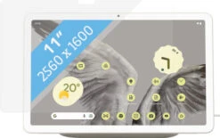 Google Pixel Tablet 128GB Wifi Crème En Oplaaddock Met Speaker + BlueBuilt Screenprotector