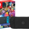 Nintendo Switch OLED Rood/Blauw + Mario Kart 8 + 3 Maanden Nintendo Online + Beschermhoes 1 Nintendo Switch OLED Rood/Blauw + Mario Kart 8 + 3 Maanden Nintendo Online + Beschermhoes -Tech Winkel 1991216