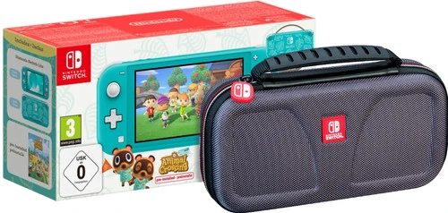 Nintendo Switch Lite Animal Crossing New Horizons Editie Turquoise + Beschermhoes 3 Nintendo Switch Lite Animal Crossing New Horizons Editie Turquoise + Beschermhoes
